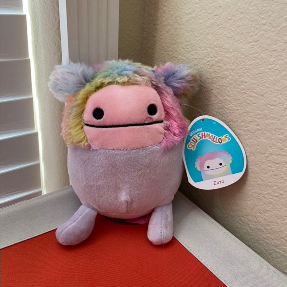 5” Zozo the Bigfoot Red Face Custom Squishmallow